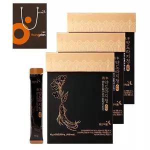 영진약품 진본 약도라지청 스틱 10g 50포 3개+쇼핑백 흑도라지청 도라지진액 도라지스