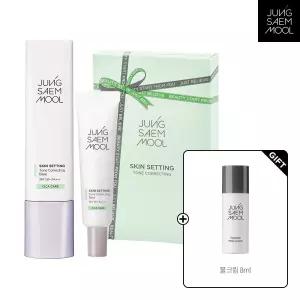 정샘물 스킨세팅 톤코렉팅 베이스 기획세트 + 20ml 추가 (+ 물크림 8ml)