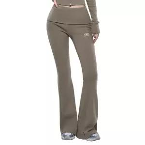 PHYSICAL GARMENTS P5061 우먼 폴딩 부츠컷 레깅스[3color]