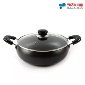 26cm 찌개 경질냄비 국냄비 키친아트 쥬노 블랙 전골