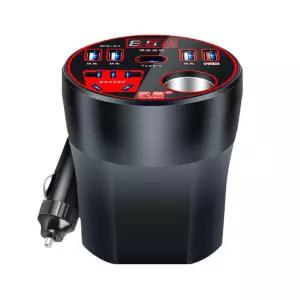 차량 탑재 인버터 12V24V 220V 전력 변환기 전화 충전기 자동차 빠른 다기능 모바일 충전 소켓