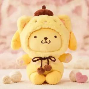 [꼬마스타]산리오 폼폼푸린 고양이 봉제인형 25cm(중형)
