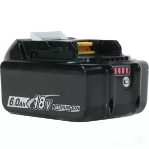 호환 마끼다 18V 6.0Ah 충전식 전동 공구 배터리 리튬 이온 교체 LXT BL1860B BL1860 DC18RF