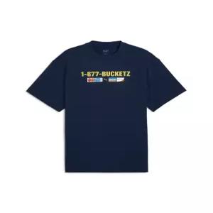 푸마 Step Up Your Game SS Tee Club Navy 622388