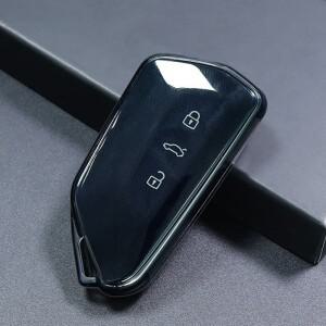 폭스바겐 골프 8 ID.3 스코다 옥타비아 A8 MK4 MK8  GTI R용 TPU 투명 자동차 키 케이스 커버 액세서리