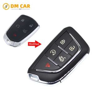 DMKEY 개조된 스마트 키 포브  업그레이드 쉘  5 버튼  캐딜락 ATS CTS CT6 XTS  -  원격 자동차 케이스 교