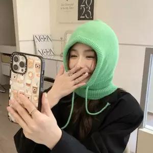 친절한탄씨 WL 니트 바라클라바 후드 넥워머 넥히터 목도리 목폴라 니트바라클라바 후드넥워머 넥히터