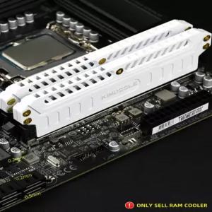 Kimdoole DDR4/DDR5 알루미늄 합금 메모리 RAM 쿨러 냉각 방열판 조끼 PC 게임 용 오버 클럭
