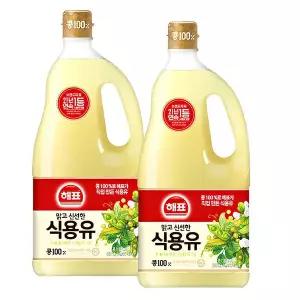 해표 식용유 1.8L 2개입