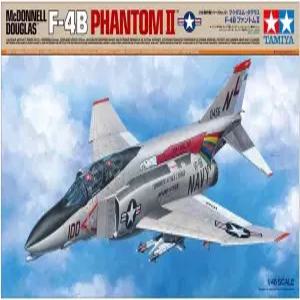 타미야 61121-000 차량 61121 1 48 F-4B 팬텀 II 맥도날드 더글라스 충실 복제품 모델 빌딩 플라스틱 키트