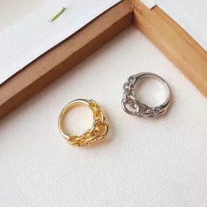 여자 모던 시크 데일리 체인 포인트 반지