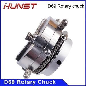 Hunst D69 자동 잠금 회전 부착 CNC 라우터 레이저 마킹 기계  축 척  반지 팔찌 보석 조각용