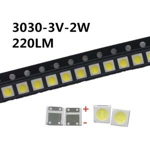 100/50Pcs TCL LED 백라이트 고전력 2W 3030 3V 220LM PT30W45 V1 TV 응용 프로그램 smd led 다이오드