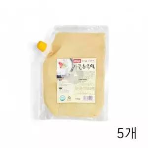 WL 미선 사골농축액 1Kg X 5개 사골육수베이스 밑국물 식자재 사골