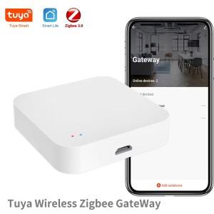 Tuya Zigbee Hub 스마트 라이프를 통한 장치 용 홈 자동화 무선 다중 모드 게이트웨이호환 smart home