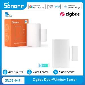 SONOFF SNZB-04P 소노프 지그비 도어 센서 SNZB 04P 로컬 스마트 장면 연동 탬퍼 알림 홈 보안 알렉사 구글