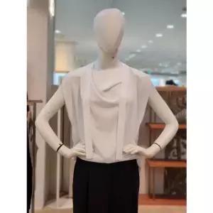 [갤러리아] [SI][26S/S] 드레이핑 슬리브리스 블라우스 (SCBAD24210)