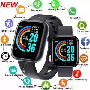 D20Pro 스마트 워치 남성 여성 피트니스 트래커 시계 스포츠 심박수 혈압 모니터 Android IOS 용 방수 Smartwatch