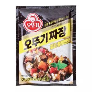 오뚜기 짜장 가루 100g 분말 소스 간 유니 짜장 만드는법 캠핑 요리