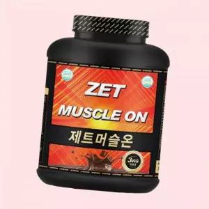 제트머슬온 3kg 식약처 단백질 탄수화물 체중 근육 보충제 4609661