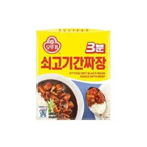 오뚜기 3분 쇠고기 간짜장 200g x 6개 /