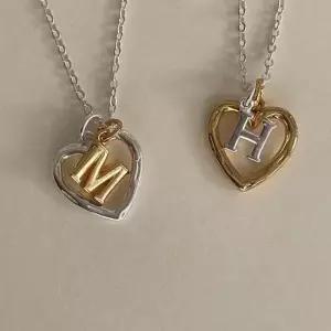 실버목걸이 (925 Silver) Love combi initial necklace A 22