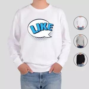 기모맨투맨 팝아트 유행어 라이크 like Q1