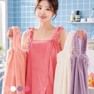 여성 여름 샤워 가운 목욕 욕실 바스 입는 랩 타월 골프 라운딩 호텔 사우나 마사지 피부샵 스파 실내 로브