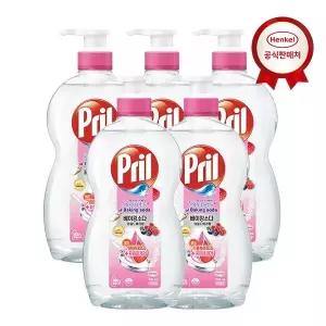 [프릴] 베이킹소다 와일드베리향 700ml x5개 고농축 1종 주방세제