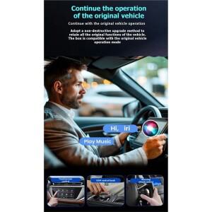 호환 A97I-업그레이드 4In1 Carplay 어댑터 안드로이드 오토/에어플레이/미라캐스트/미러링크 스마트 AI 박
