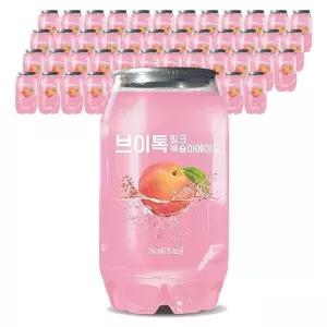 브이톡 핑크 복숭아에이드 350ml x 48캔
