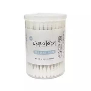[룽스_61]면봉 귀이개 귀청소 귀이개 회오리 면봉 100개