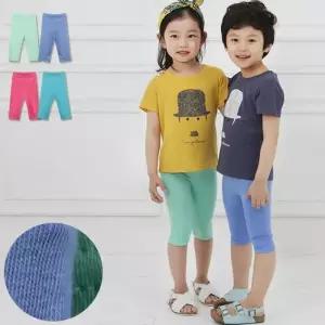 [룽스_61]7부면스판레깅스 유아바지