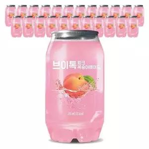 브이톡 핑크 복숭아에이드 350ml x 24캔입
