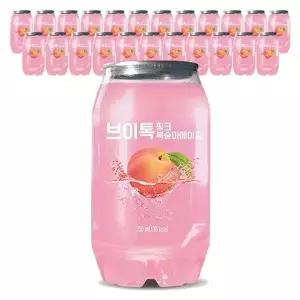 브이톡 핑크 복숭아에이드 350ml x 24캔입