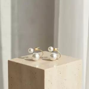 [라일리쥬얼리] Rly 투웨이 더블 진주 귀걸이 10mm 12mm 데일