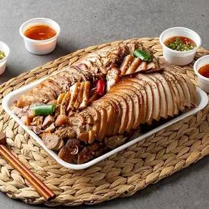 [자연맛남]푸짐한 쫀득 앞다리 왕족발 1kg-1.2kg 3인분