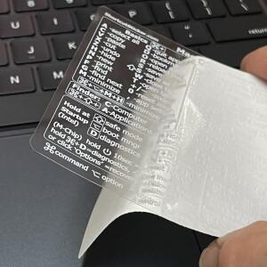 Mac Windows 키보드 단축키 스티커 Word Excel 클리어 문자 그래픽 노트북 보호  탐색