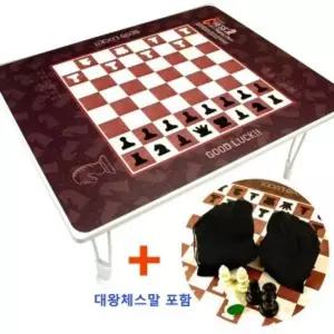 유닛키즈 체스 어린이 공부상 (대왕체스말 포함)/좌식/책상/교자상/테이블/아동/원목/공부/원형밥상/미니