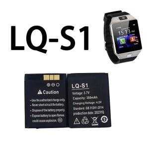 380mAh LQ-S1 3.7V Smartwatch 배터리 DZ09 U8 A1 GT08 V8 스마트 시계 용 충전식 리튬 이온 폴리머 교체