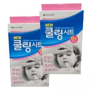 신신제약 쿨링시트 파스 패드 6매입 2개