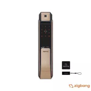 직방 푸시풀 지문형 고급형 번호키 디지털도어록 SHP-P71