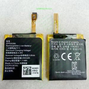 APP00289 스마트 워치 배터리 1ICP5/28/30용 새 3.8V 450mAh