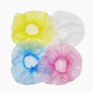 일회용 샤워캡 100p/머리커버/위생커버/염색캡/목욕모자/머리비닐/부직포캡/방수/헤어캡/찜질방/미용실/비