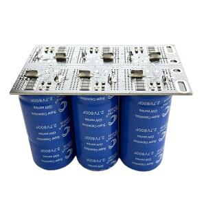 1Set 16V100F 자동차 정류기 모듈 2.7V600F 6피스 연결 대용량 고전류 밸런스 보호 플레이트 포함