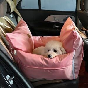 강아지카시트 대용량 애완 동물 가방 양면 토트 여행 야외 스트랩 패드가있는 어깨 세트 배낭
