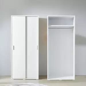아트박스/텐스페이스 위즈W 800 슬라이딩 키큰 옷장 상부선반형 MD5415