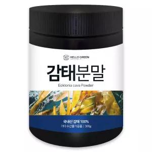 제주 헬로우그린 바다 감태 분말 통 300g 가루 건강 제주 바다 감태 추출물 가루 분말 볶은