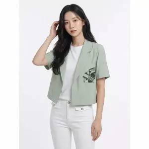 [하프클럽/에고이스트]포켓 프린트 반소매 자켓 EN2WJ661