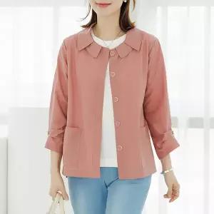(∼99size)[THE BLACK] 벨린레이어드카라자켓 OUE3003